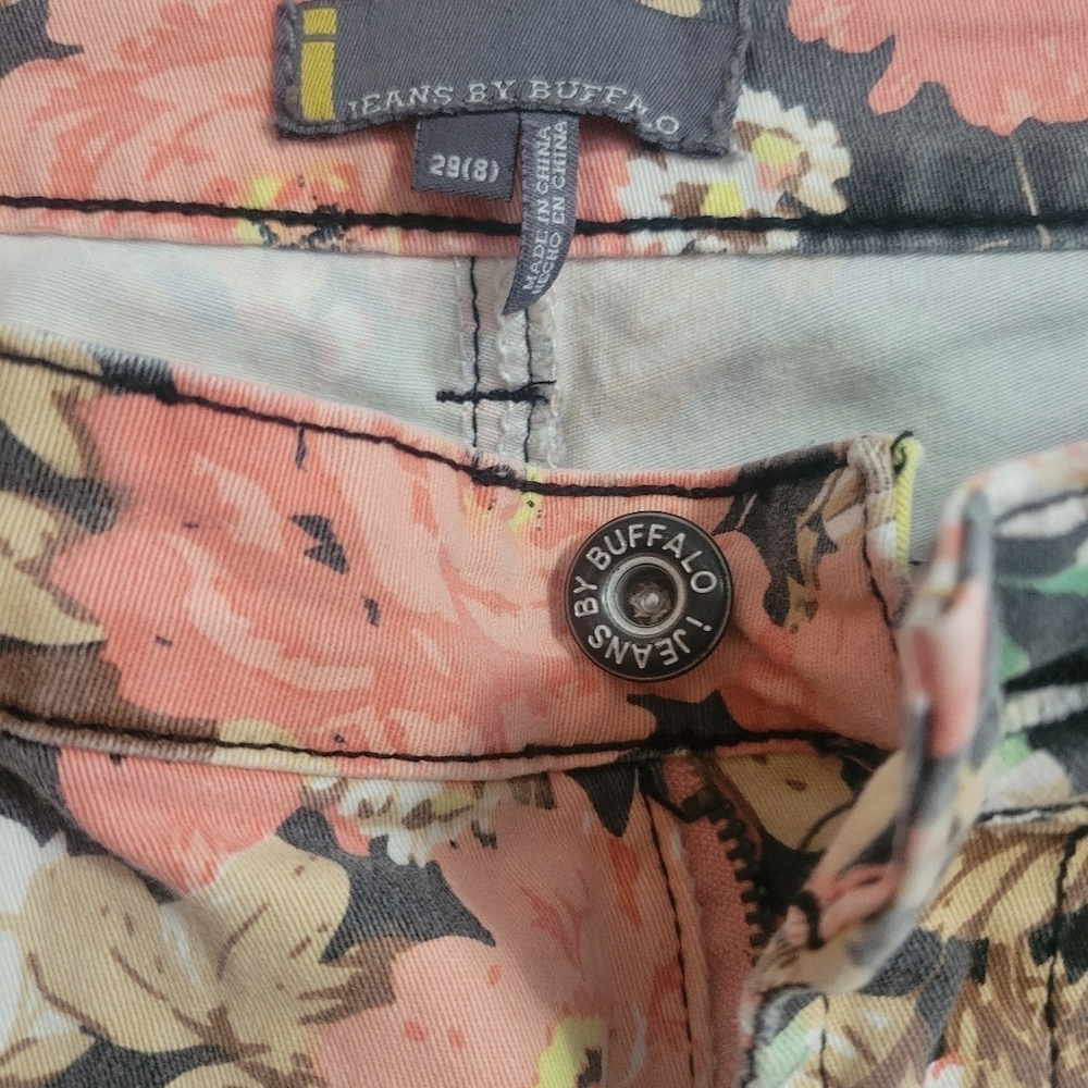 iJeans by Buffalo Size 29 (8) Floral - Picture 3 of 5